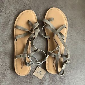 American Eagle Tan Sandals NWT